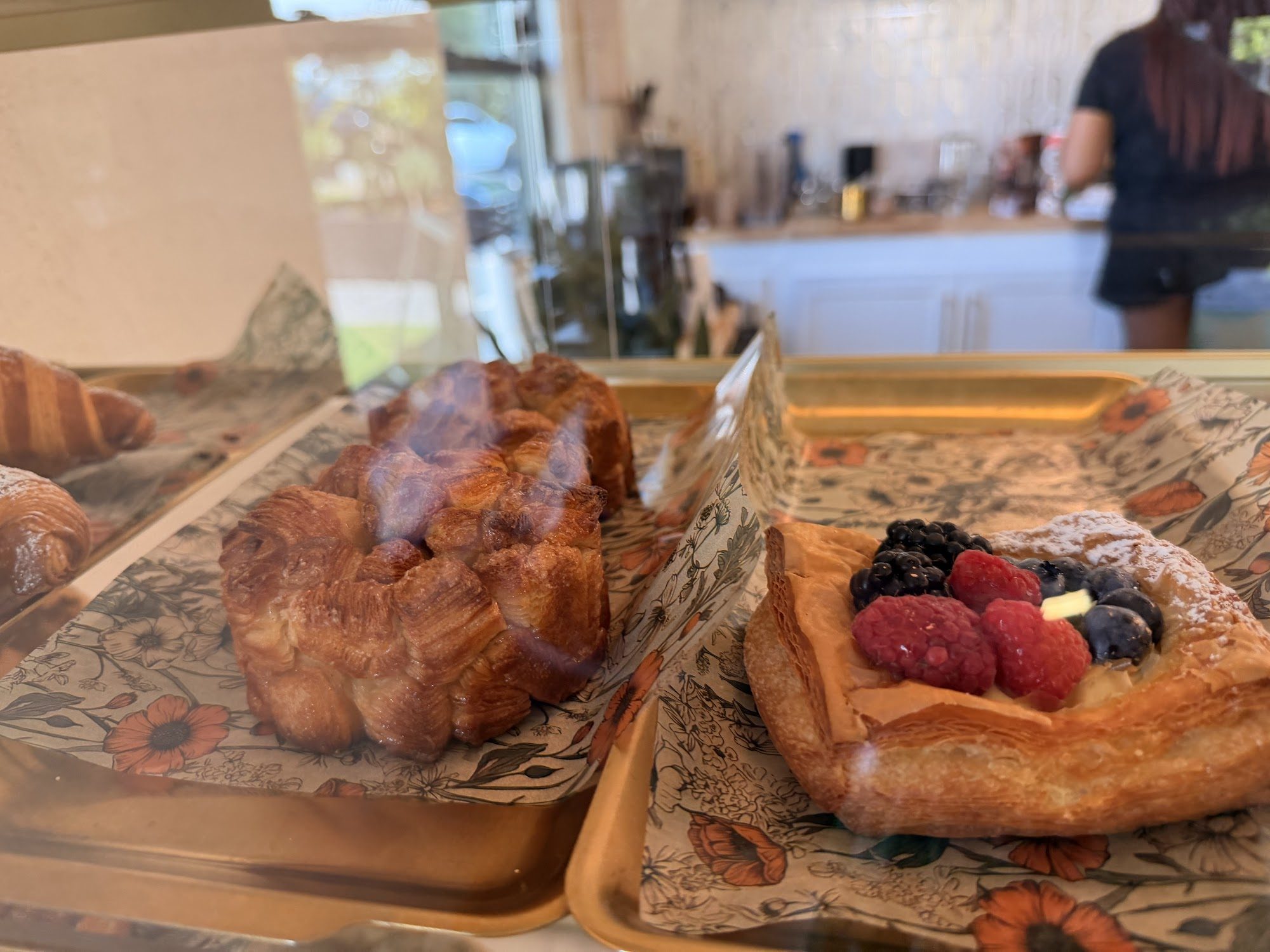 Seasonal berry tarts